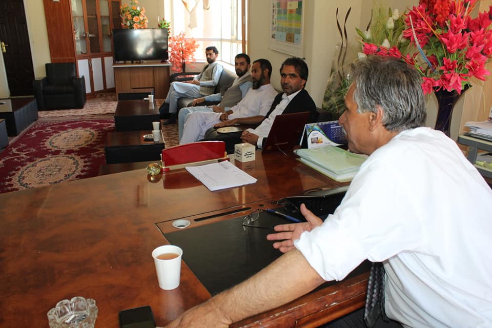 Prof Mohammad Homayoun Rasuli chancellor of Parwan University 