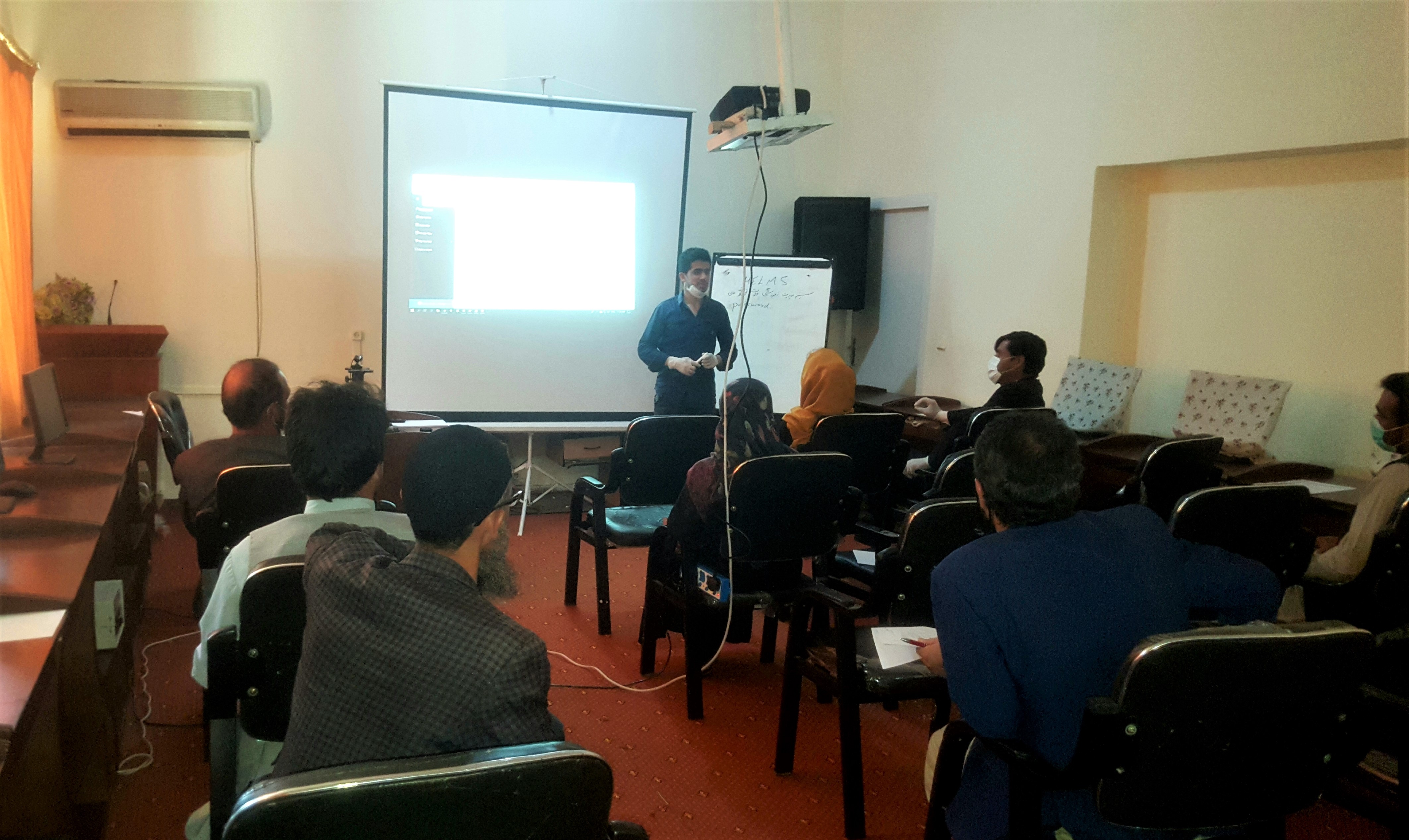 Activities of Parwan University Information Technology Department in the video conferencing section