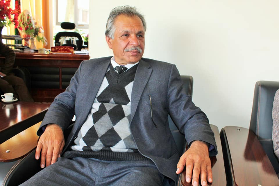 Prof Mohammad Homayoun Rasuli chancellor of Parwan University 